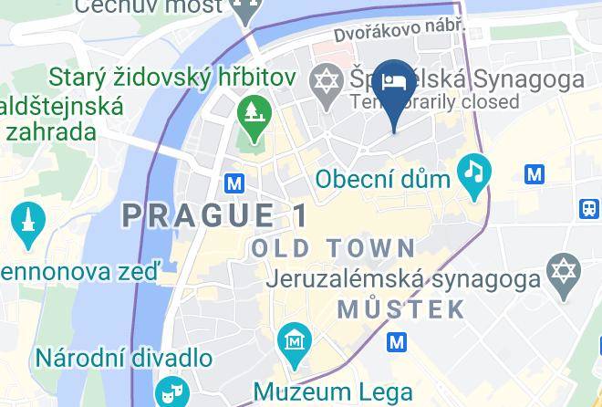 Antik Hotel Old Town Map