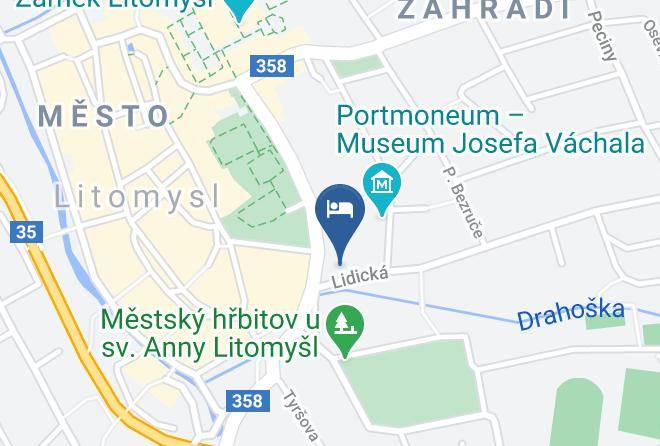 Svitavy - Antik Hotel Sofia Maps