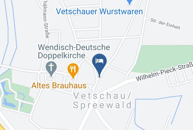 Oberspreewald Lausitz - Antik Pension Maps