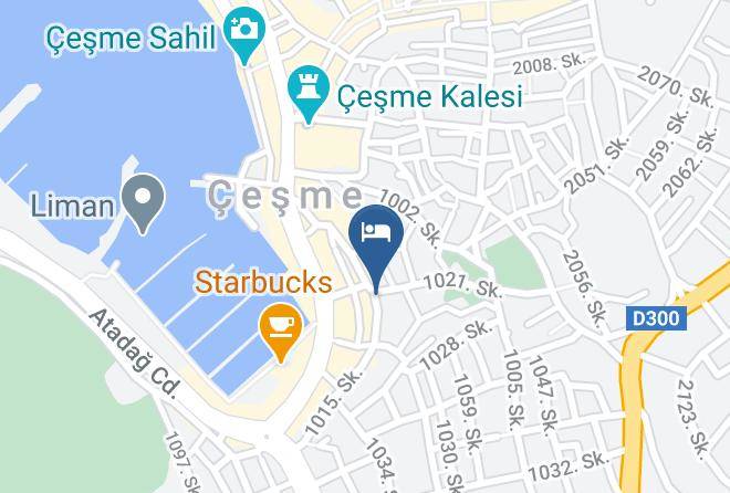 Cesme - Antik Ridvan Otel Maps