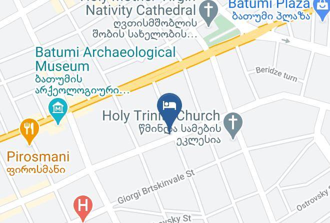 Batumi - Antika Hotel Maps