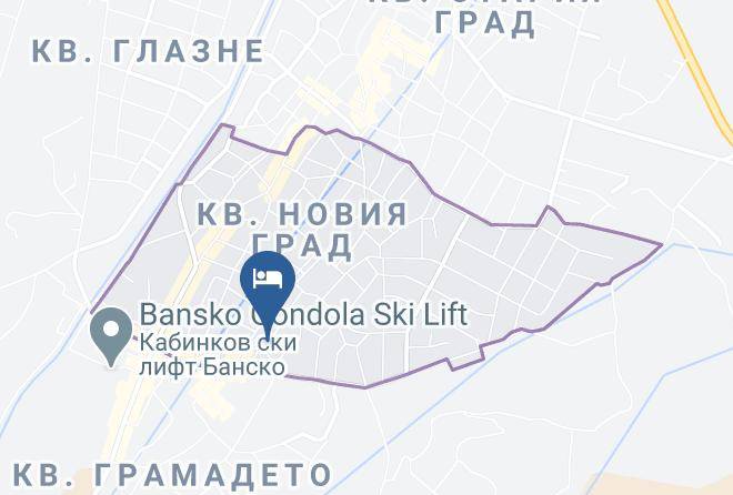 Antilia Aparthotel Map - Blagoevgrad - Bansko
