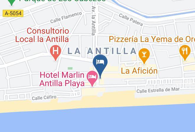 Huelva - Pension Sol Y Mar Maps