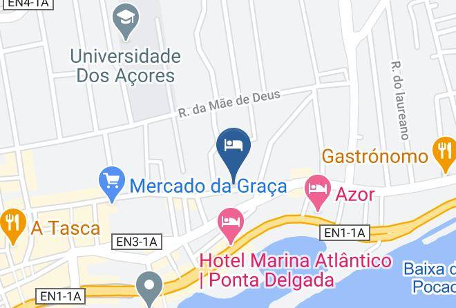 Ponta Delgada - Antillia Hotel Maps
