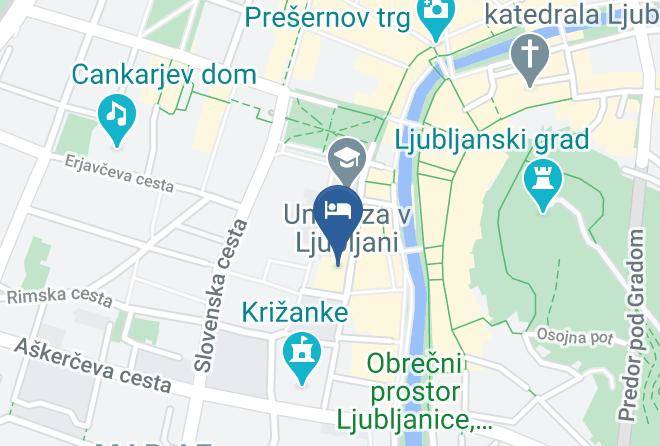 Ljubljana - Antiq Palace Hotel & Spa Maps