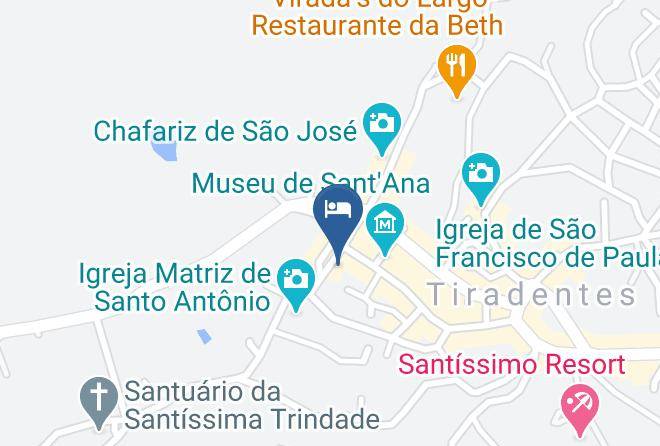 Tiradentes - Antiquario & Pousada Da Matriz Maps