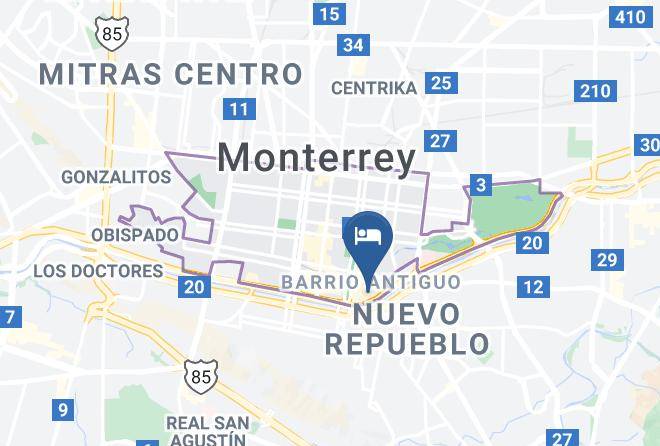 Monterrey - Antique Barrio Antiguo Maps