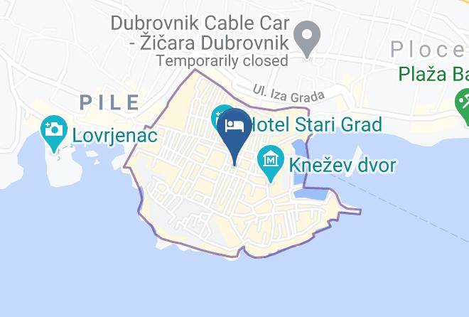 Dubrovnik - Antique Deluxe Maps