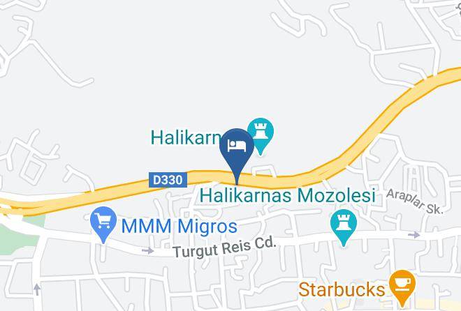 Bodrum - Antique Theatre Otel Maps