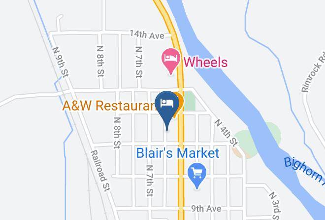 Big Horn - Antler Motel Maps