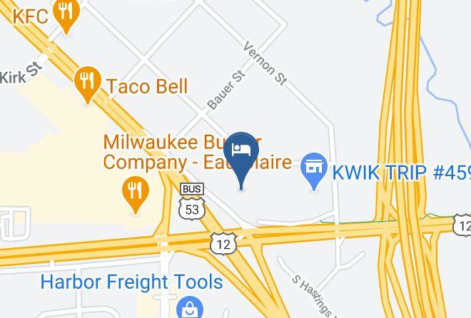 Eau Claire - Amerivu Inn Eauclaire Maps