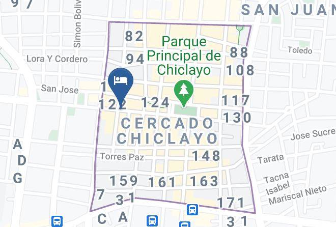 Chiclayo - Antonino Hotel Maps