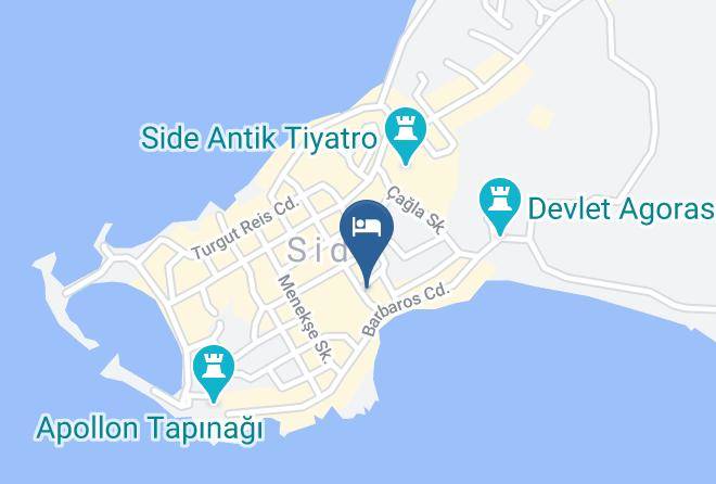 Manavgat - Antonios Motel Maps