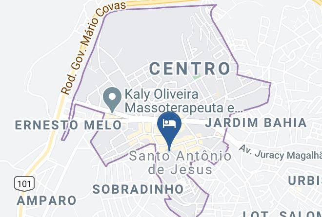 Santo Antonio De Jesus - Antonius Imperial Hotel Maps