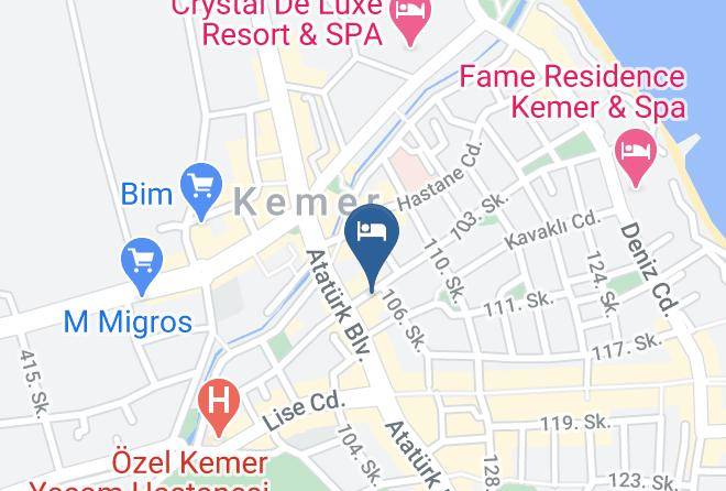 Kemer - Antrelodge Maps
