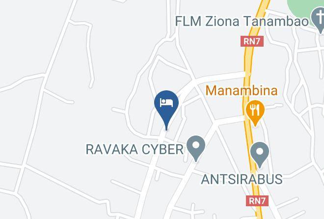Antsirabe Hotel Map