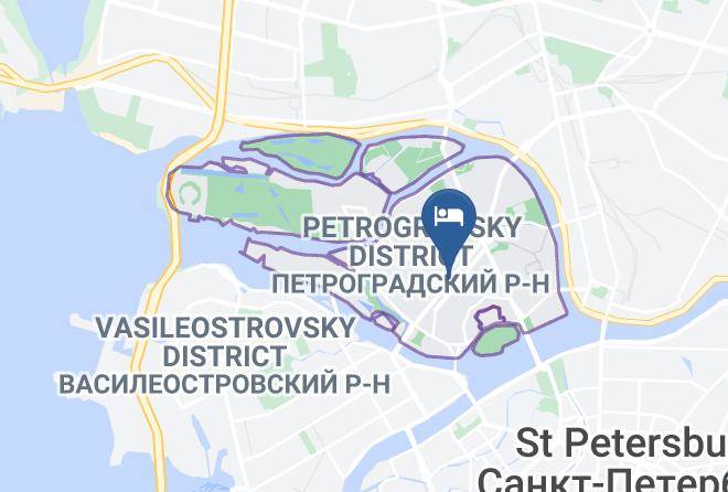 Saint Petersburg - Anturazh Mini Otel' Maps
