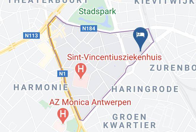 Antwerp - Antwerp Diamond Hotel Maps