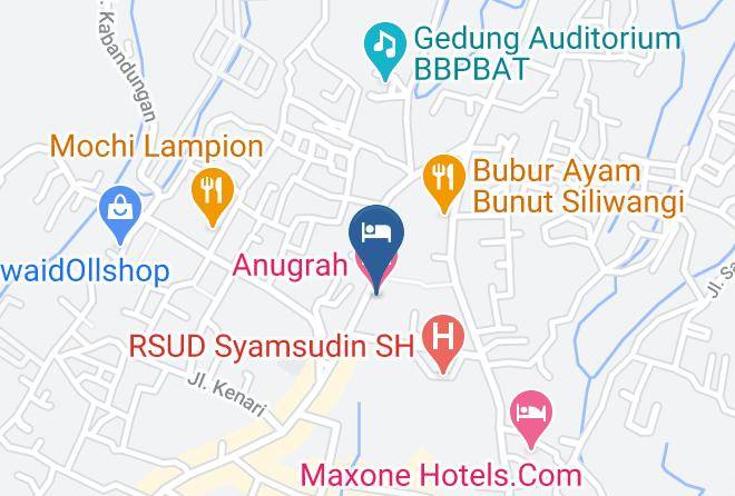 Anugrah Hotel Map