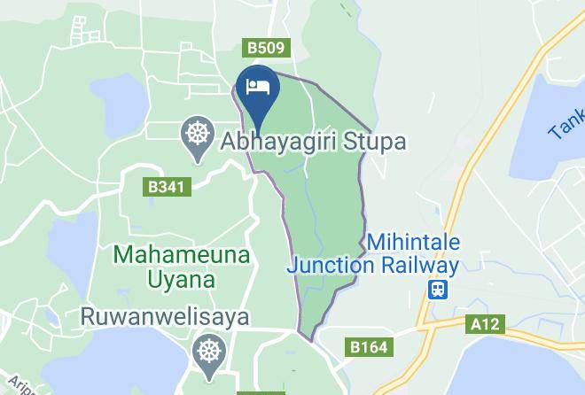 Anuradhapura - Anuradhapura Peacock Garden Holliday Bungalow Maps
