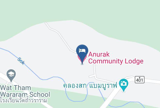 Amphoe Phanom - Anurak Community Lodge Maps