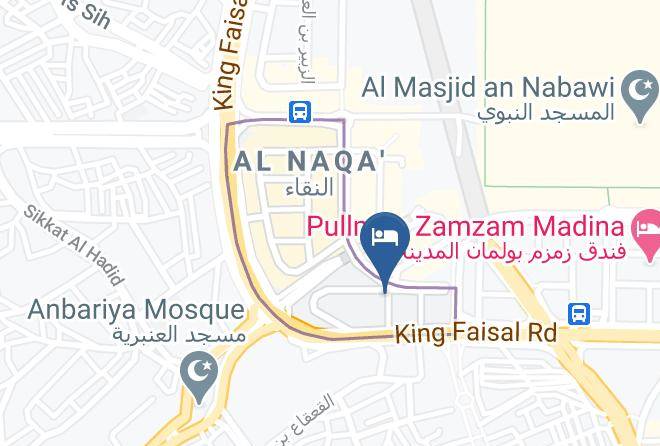 Medina - Anwar Al Zahra Hotel Maps