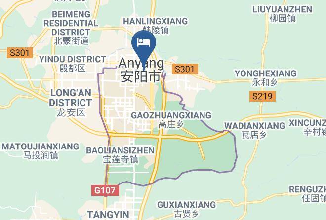 Anyang - Anyang Magpie Yujia Hotel Maps