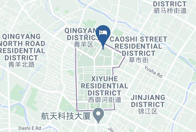 Chengdu - Anyue Yuanshe Boutique Theme Hotel Maps