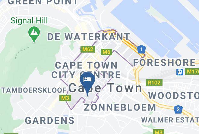 City Of Cape Town - Anzac Backpackers Maps