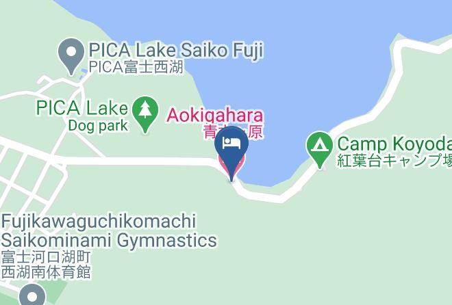 Fujikawaguchiko Townminamitsuru District - Aokigahara Maps