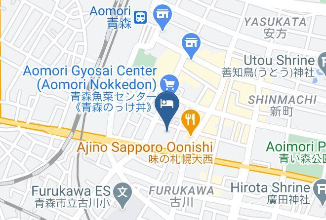 Aomori Center Hotel Map