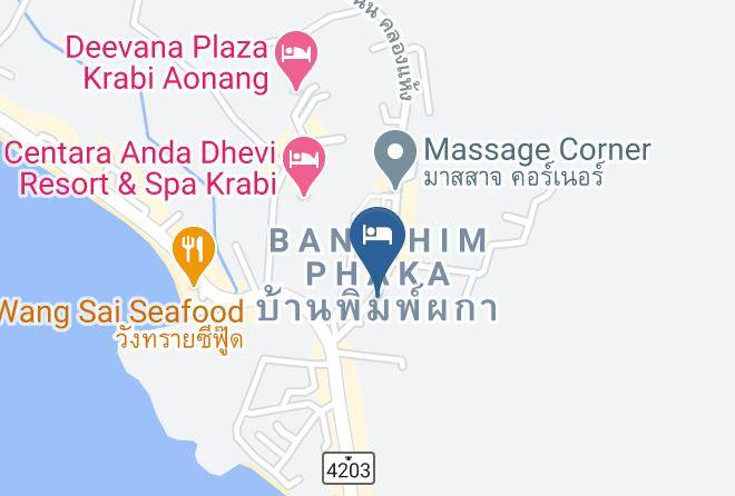 Mueang Krabi District - Aonang Colors Hotel Krabi Maps