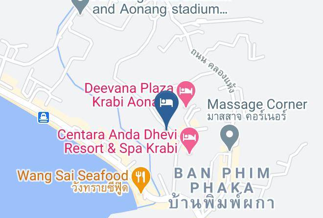 Mueang Krabi District - Aonang Viva Resort Maps