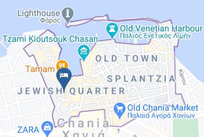 Khania - Aoria Estate Old Port Maps