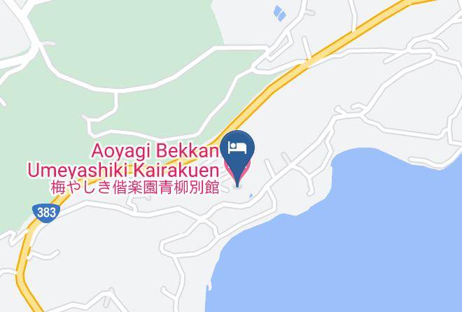 Hirado City - Aoyagi Bekkan Umeyashiki Kairakuen Maps