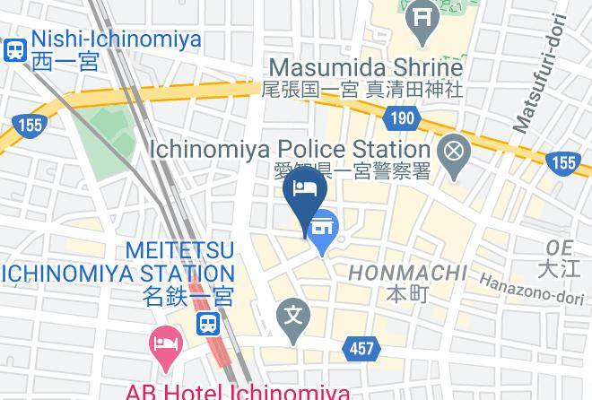 Ichinomiya City - Apa Hotel Maps