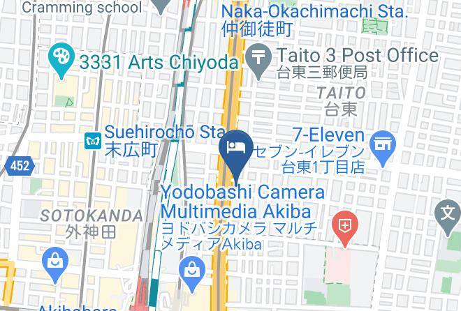 Apa Hotel Akihabara Ekikita Map