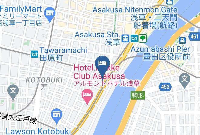 Taito Ward - Apa Hotel Asakusa Eki Mae Maps