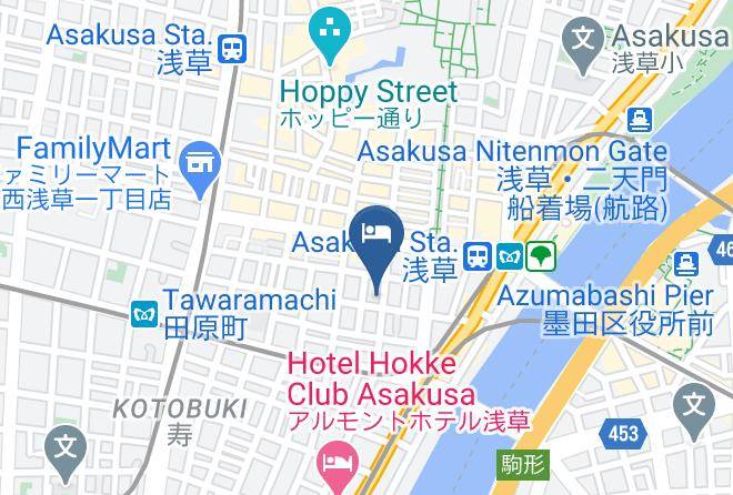 Apa Hotel Asakusa Kaminarimon Map - Tokyo Met - Taito Ward