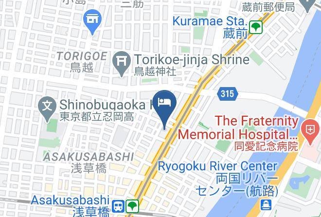 Taito Ward - Apa Hotel Asakusabashi Eki Kita Maps