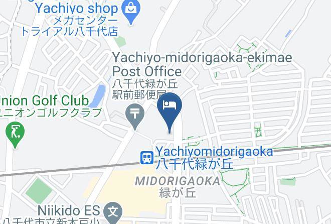 Yachiyo City - Apa Hotel Chiba Yachiyo Midorigaoka Maps