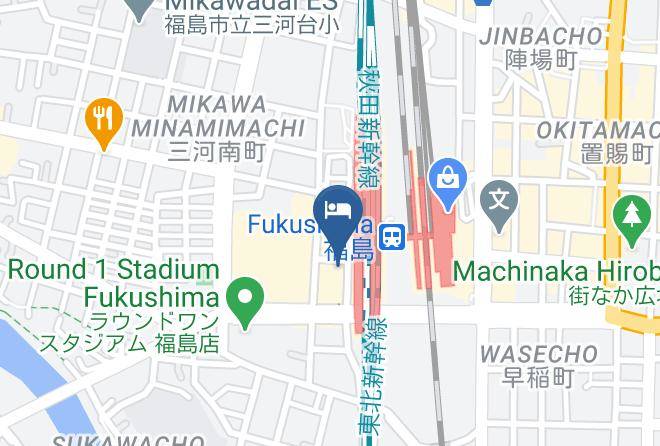 Fukushima City - Apa Hotel Fukushima Ekimae Maps