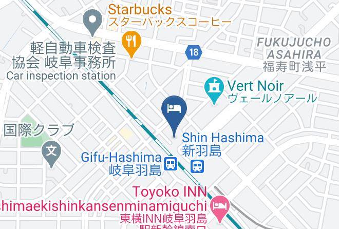 Hashima City - Apa Hotel Gifu Hashima Ekimae Maps