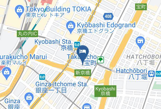 Chuo Ward - Apa Hotel Ginza Kyobashi Maps
