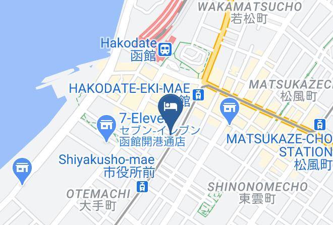 Hakodate City - Apa Hotel Hakodate Ekimae Maps
