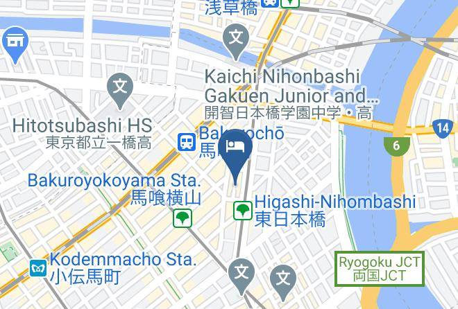 Chuo Ward - Apa Hotel Higashi Nihombashi Ekimae Maps