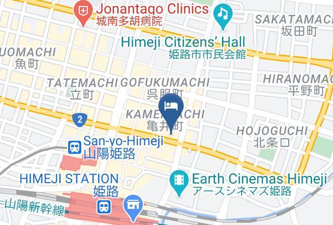 Himeji City - Apa Hotel Himeji Station North Maps