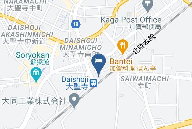 Kaga City - Apa Hotel Kagadaishoji Ekimae Maps