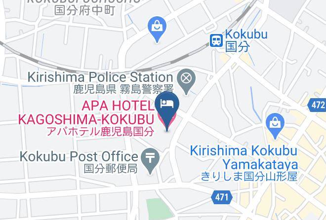 Apa Hotel Kagoshima Kokubu Map