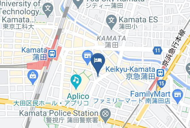 Ota Ward - Apa Hotel Kamata Eki Higashi Maps